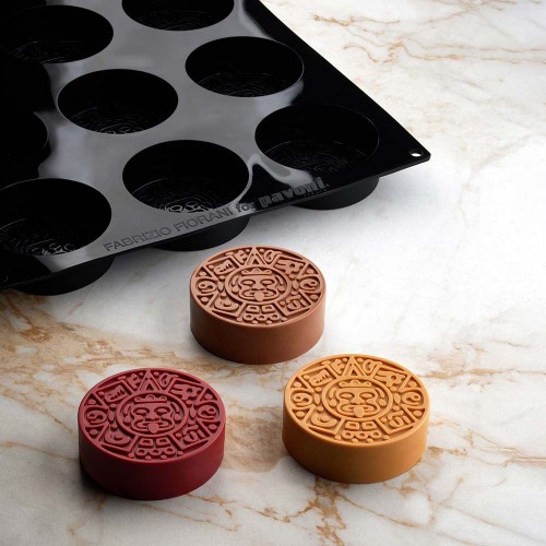 Aztec 3D Silicone Mould by Pavoni Italia, 1 unit Aztec 3D Silicone Mould by Pavoni Italia, 1 unit