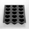 Hearts 3D Silicone Mould by Pavoni Italia, 1 unit Hearts 3D Silicone Mould by Pavoni Italia, 1 unit