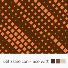 Chocolate Transfer Sheets - Pearlescent Orange Diamond Bands (Azo-Free), 340 x 265 mm by Pavoni Italia, 10pk