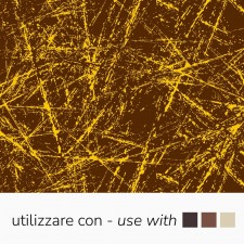 Chocolate Transfer Sheets - Yellow Scratch Effect (Azo-Free), 340 x 265 mm by Pavoni Italia, 10pk