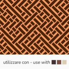 Chocolate Transfer Sheets - Pearlescent Copper Geometric Bars (Azo-Free), 340 x 265 mm by Pavoni Italia, 10pk
