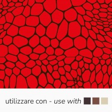 Chocolate Transfer Sheets - Pearlescent Ruby Snakeskin (Azo-Free), 340 x 265 mm by Pavoni Italia, 10pk