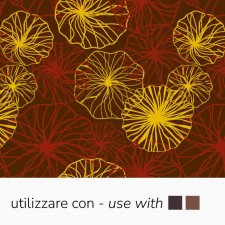 Chocolate Transfer Sheets - Red And Yellow Floral Outlines (Azo-Free), 340 x 265 mm by Pavoni Italia, 10pk