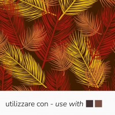 Chocolate Transfer Sheets - Yellow, Red And Orange Feathers (Azo-Free), 340 x 265 mm by Pavoni Italia, 10pk