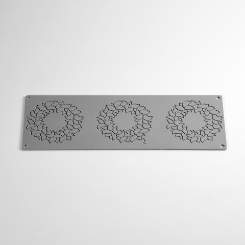 Foliage Frame Tuile Mould (GG060S) by Pavoni Italia, 1 unit