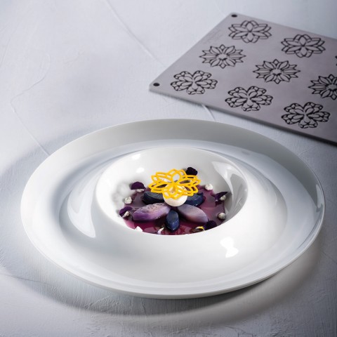 Mandala Tuile Mould (GG063S) by Pavoni Italia, 1 unit Mandala Tuile Mould (GG063S) by Pavoni Italia, 1 unit