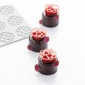 Tuile Mould - Hearts 2 - PR008S by Pavoni Italia, 1 unit Tuile Mould - Hearts 2 - PR008S by Pavoni Italia, 1 unit