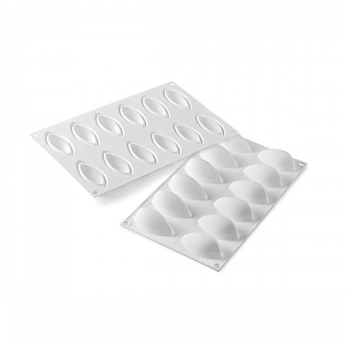 Silicone Mould - Quenelle 24, 12 x 24ml by Silikomart, 1 unit