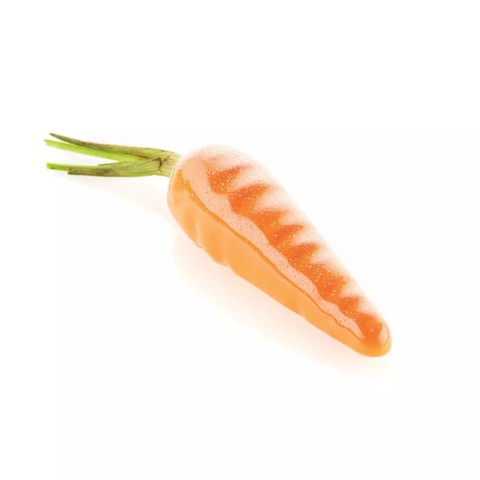 Carrot Mould - Silicone 12 indents  Silicone Moulds, 1 unit