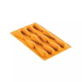 Carrot Mould - Silicone 12 indents  Silicone Moulds, 1 unit