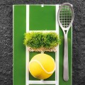 Tennis Ball Pavoflex Mould (20x80ml) by Pavoni Italia, 1 unit