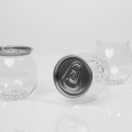 Ball-Shaped Beverage Containers, 210ml, Clear Plastic PET (202 CDL), 100pk