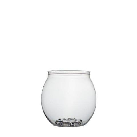 Ball-Shaped Beverage Containers, 210ml, Clear Plastic PET (202 CDL), 100pk