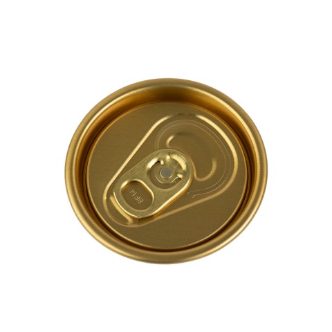 Ring-Pull Lids for Beverage Cans, Gold, 52mm / 202 CDL by 100% Chef, 100pk, 100pk